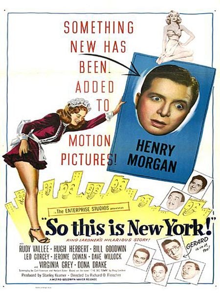 Affiche du film So this is New York