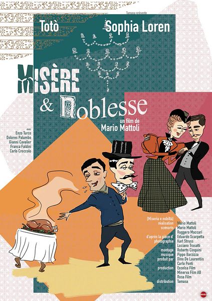 Affiche du film Misère et noblesse