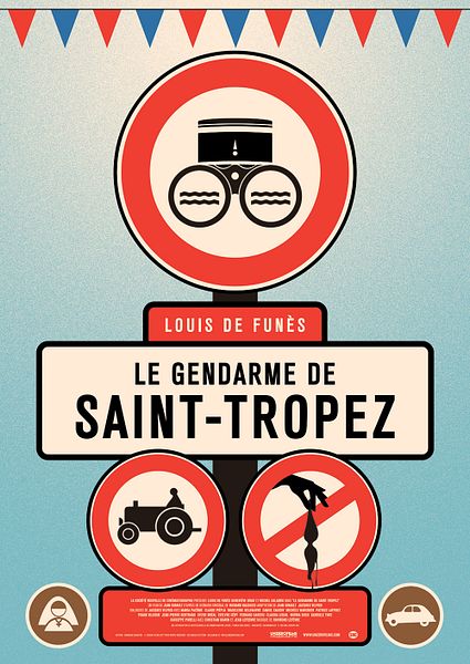 Affiche du film Le Gendarme de Saint-Tropez