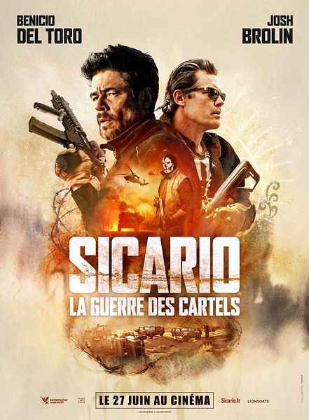 Affiche du film Sicario La Guerre des Cartels