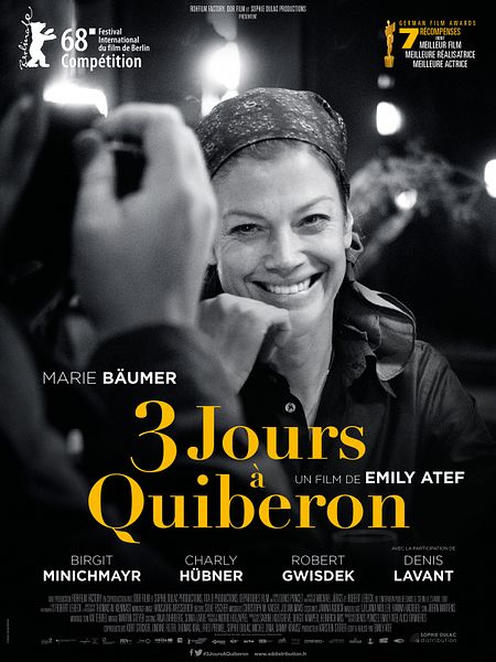 Affiche du film 3 jours à Quiberon