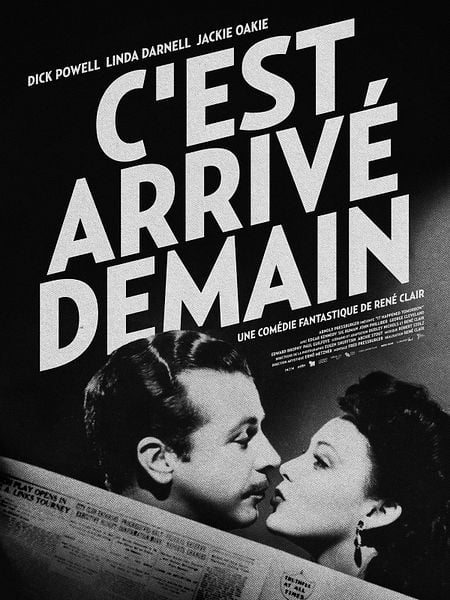 Affiche du film C'est arrivé demain