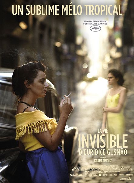 Affiche du film La Vie invisible d'Eurídice Gusmão