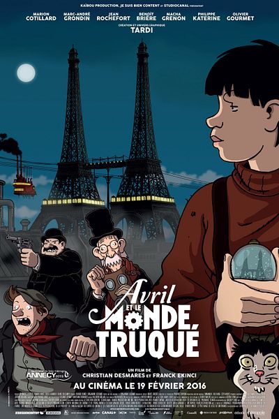 Affiche du film Avril et le monde truqué