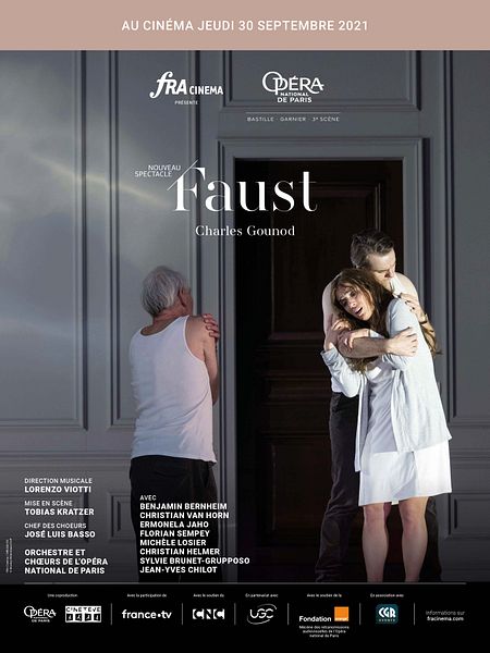 Affiche du film Faust (Opéra de Paris-FRA Cinéma)