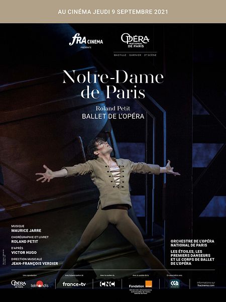 Affiche du film Notre-Dame de Paris (Opéra de Paris-FRA Cinéma)