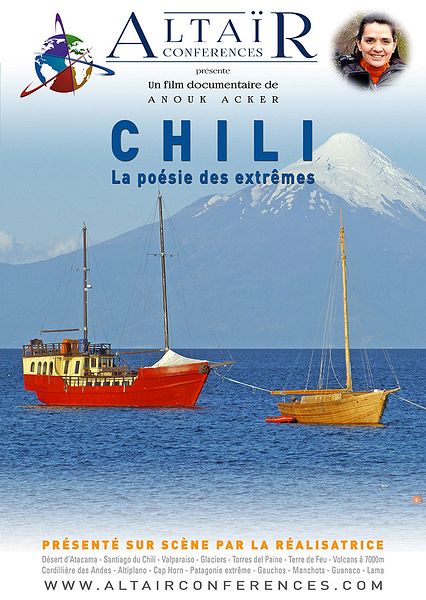 Affiche du film Le Chili : La poésie des extrêmes