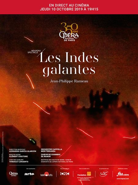 Affiche du film Les Indes galantes (Opéra de Paris-FRA Cinéma)