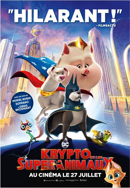 Affiche du film Krypto et les Super-Animaux