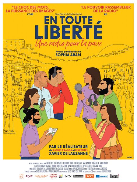 Affiche du film En toute liberté - Une radio pour la paix