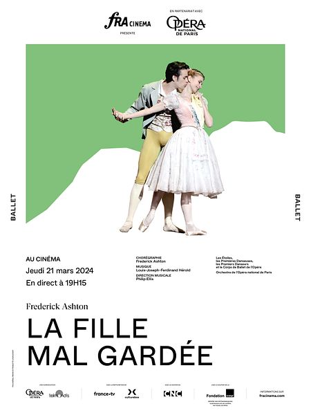 Affiche du film La fille mal gardée (Opéra de Paris)