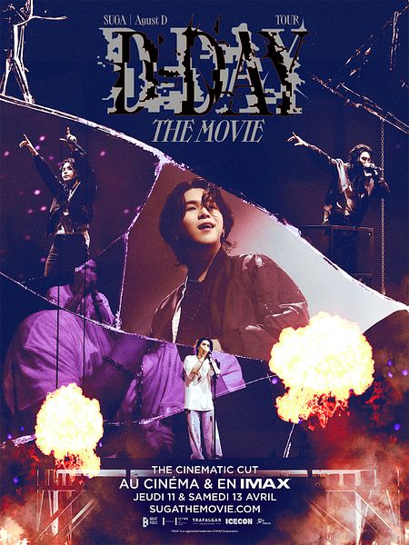 Affiche du film SUGA | Agust D TOUR 'D-DAY' THE MOVIE