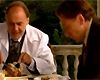 "La femme de la chambre 6" - Le Professeur Stanciulescu (Bruno Ganz) révèle la vérité à Dominic (Tim Roth)...

