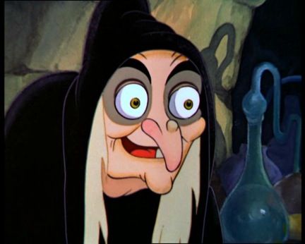 Papa, papa, il y a une sorcière dans la rue ! Mais non, ça n'existe pas les sorcières... Elle m'a donné une pomme, papa. Quoi ?!! ;  Top 5 des sorcières flippantes.