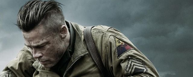 Film De Guerre Avec Brad Pitt Fury : Brad Pitt songeur sur l'affiche du film de guerre - Actus Ciné