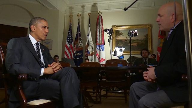 Le président des Etats-Unis, fan de la série culte, réalise un entretien avec le scénariste David Simon.