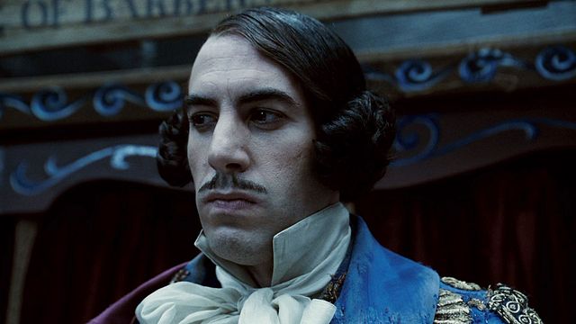 "Pour raser la face" - Le Signor Adolfo Pirelli (Sacha Baron Cohen) dans ses oeuvres face à Sweeney Todd (Johnny Depp).