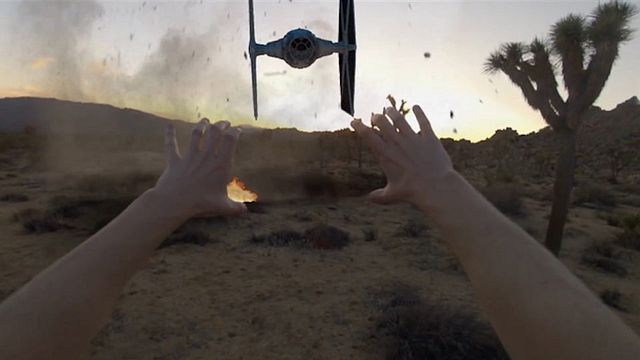 Avec une GoPro sur le front, un véritable Jedi s'est filmé en action !