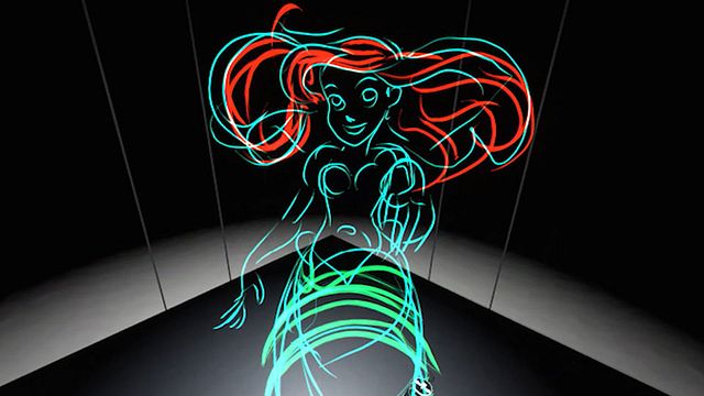 Avec un casque immersif et un pinceau imaginaire, le dessinateur Glen Keane recrée son personnage fétiche en 3D.