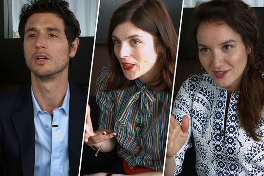 Rencontre avec le trio Jérémie Elkaïm, Valérie Donzelli et Anaïs Demoustier.