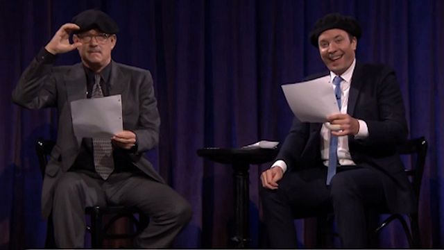Au Tonight Show, Tom Hanks et Jimmy Fallon ont reçu une version alternative du scénario...