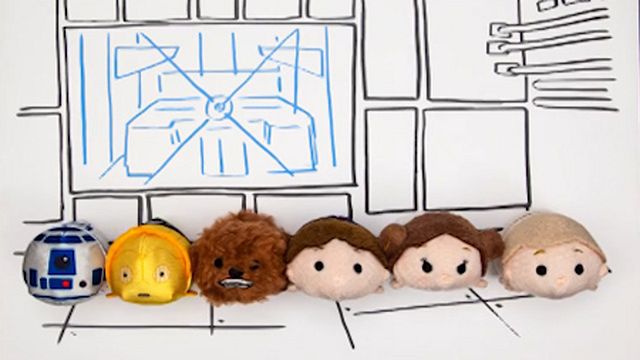 La chaîne YouTube Disney met en ligne une vidéo qui retrace le scénario de Star Wars - Un Nouvel Espoir rejoué par des peluches Tsum Tsum.