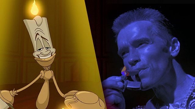 "Attends, ce chandelier a la voix de Schwarzy, non ?"