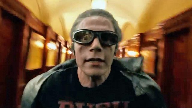 Comment la scène où Quicksilver sauve les élèves du manoir d'une explosion a-t-elle été filmée ?