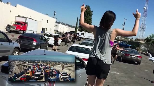 Un chorégraphie pareille, ça demande du boulot Découvrez les figurants du film de&nbsp;Damien Chazelle au travail !