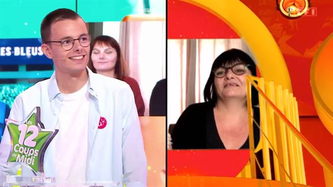 Les 12 Coups de midi Emilien pr sente sa maman Fabienne TV