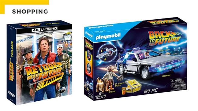 Retour vers le futur : à vous la trilogie en 4K et la DeLorean en Playmobil  ! - Actus Ciné - AlloCiné