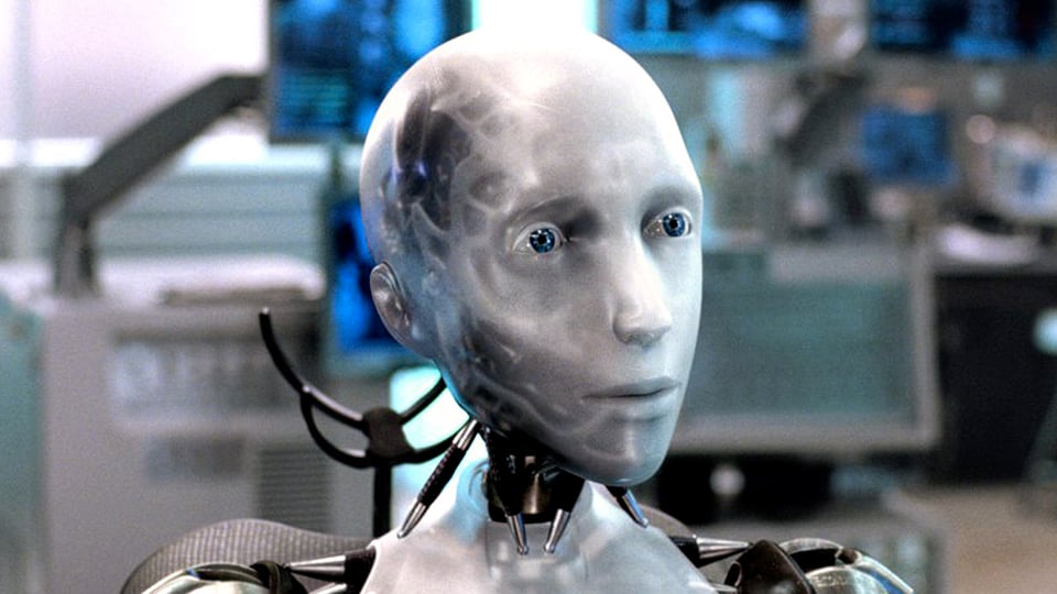 Résultat de recherche d'images pour "les robots du cinema i robot sonny"